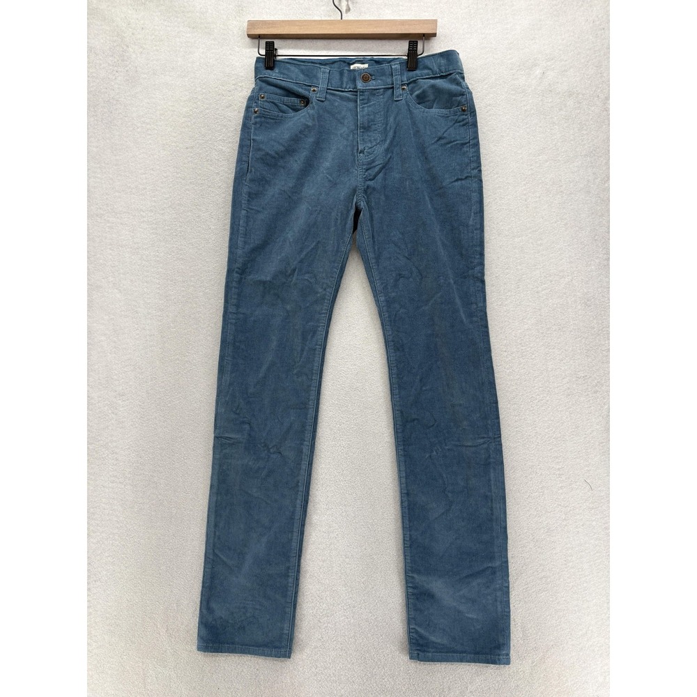 J. Crew Crewcuts Corduroy Pants Boys 16 Blue Chino Stretch Fall School Casual
